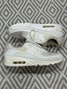 Nike Air Max 90 Triple White Sneakers Women’s Size 10